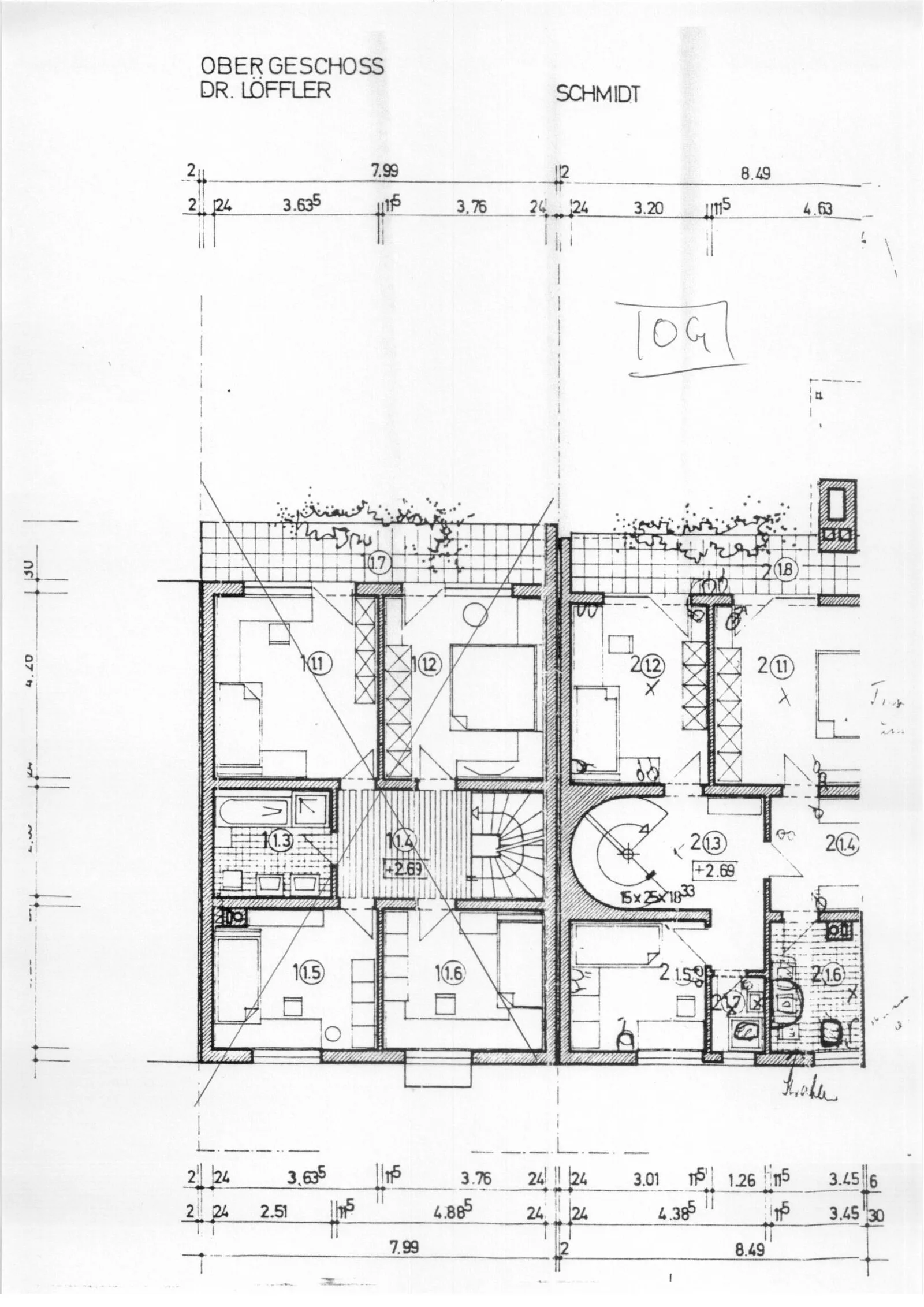 Grundriss Obergeschoss