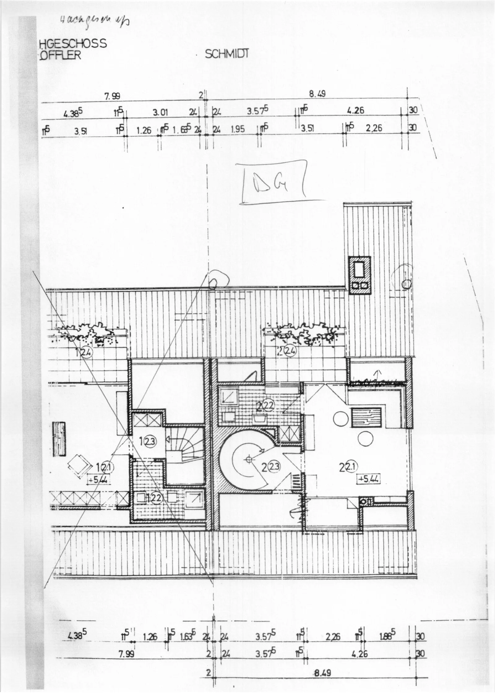 Grundriss Dachgeschoss